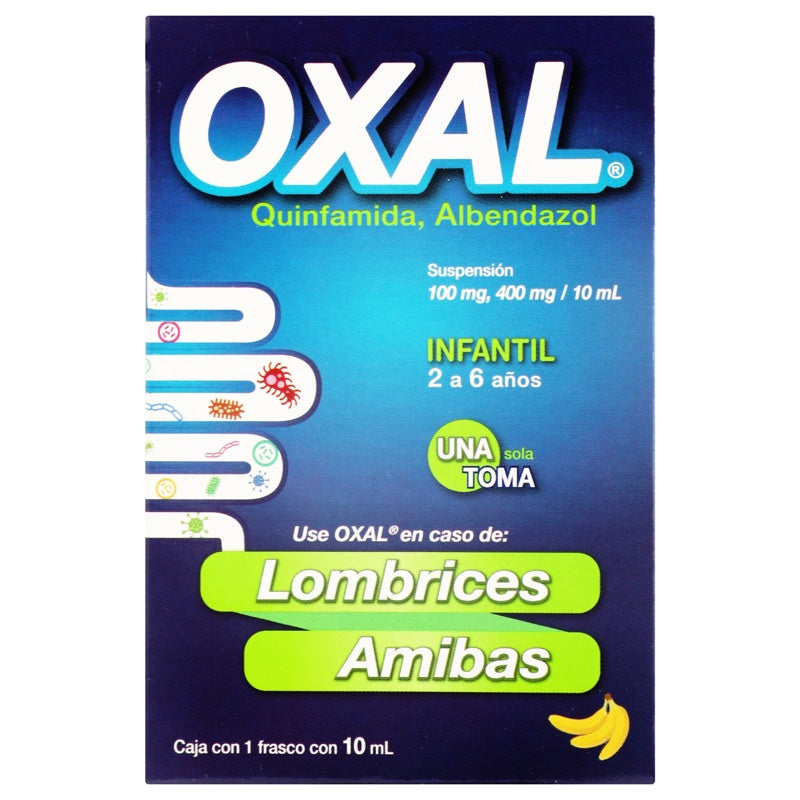 Oxal Infantil 100 / 400 Mg 10 Ml Suspensión
