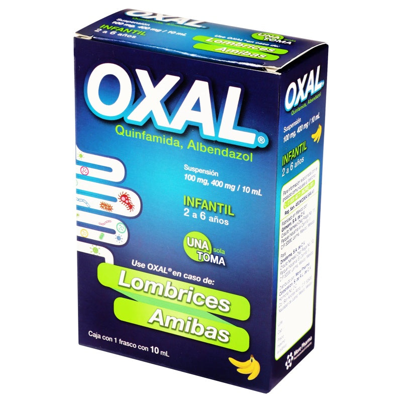 Oxal Infantil 100 / 400 Mg 10 Ml Suspensión