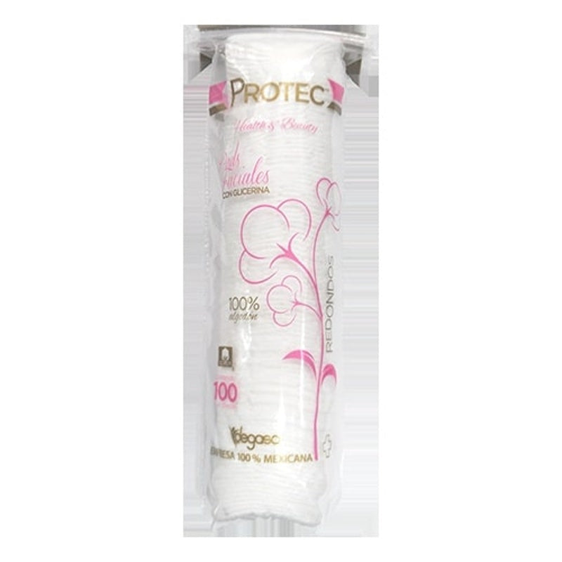 Pads Facial Protec 100 Piezas 7501048623006