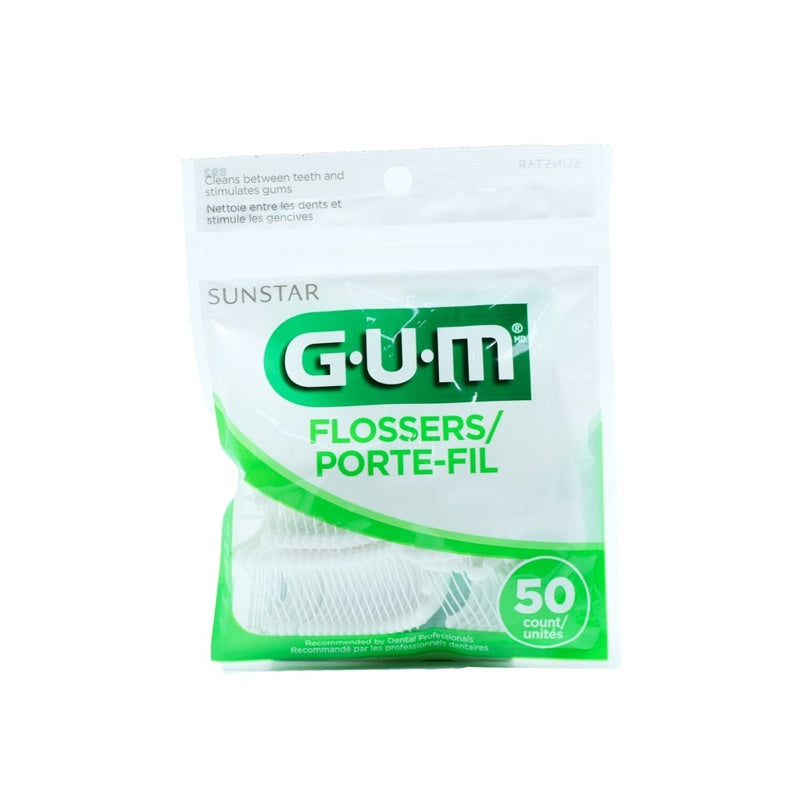 Palillos Gum Con Hilo Dental Basico 50 Piezas