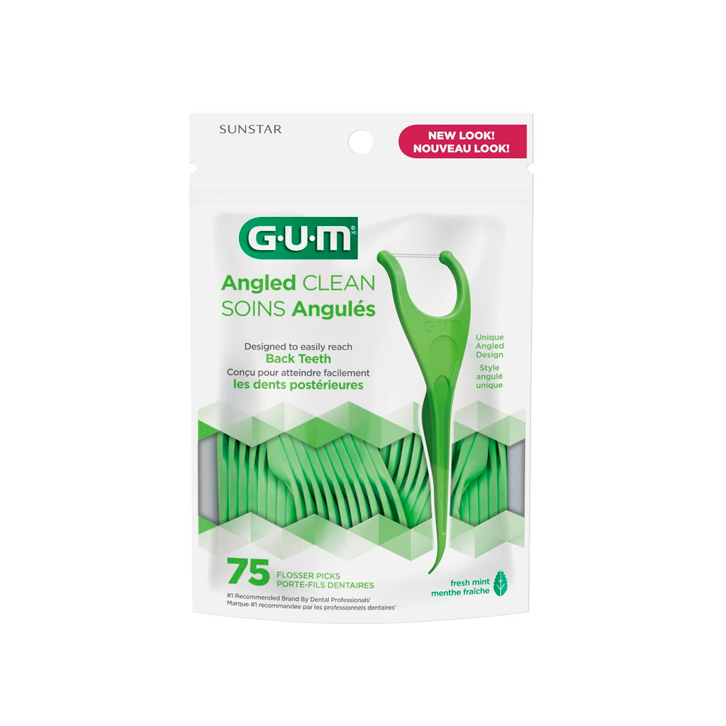 Palillo Dental Gum Angulado 75 Piezas 70942304177