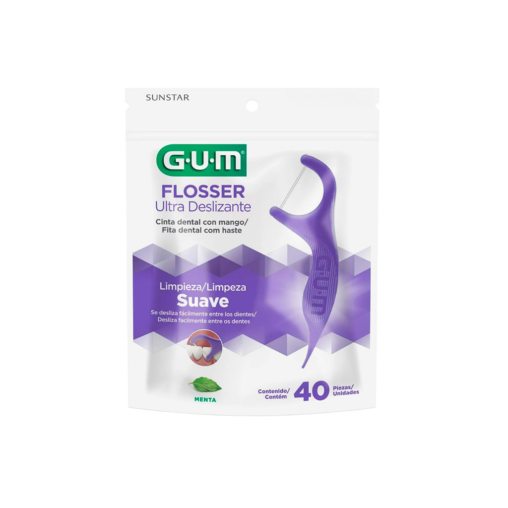 Palillos Gum Con Hilo Ultra Deslizante 40 Bolsas 70942304733