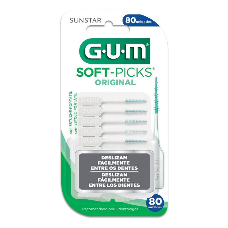 Palillos Gum Soft-Pick Original Con 80