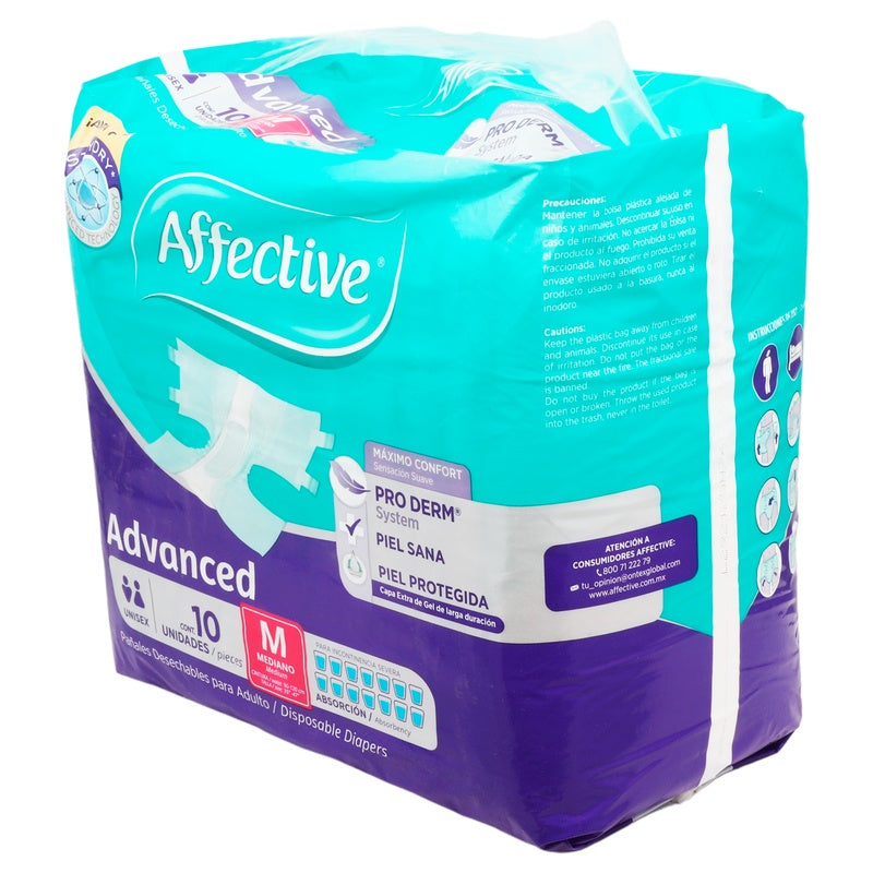 Pañal Afective Advanced Mediano 8 / 10 Pza 13117016338