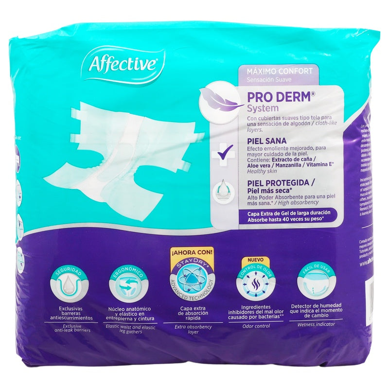 Pañal Afective Advanced Mediano 8 / 10 Pza 13117016338 perfil 4