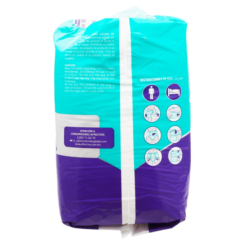Pañal Afective Advanced Mediano 8 / 10 Pza 13117016338 perfil 6