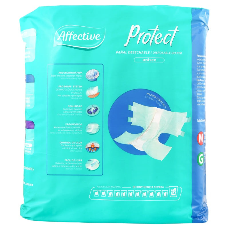 Pañal Affective Activo Grande Adulto 10 Paq 13117016314 perfil 3