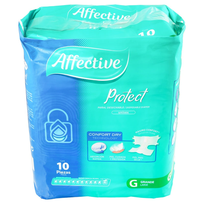 Pañal Affective Activo Grande Adulto 10 Paq 13117016314 perfil 4