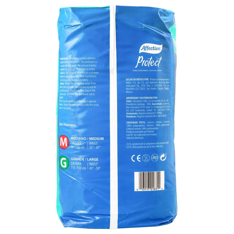 Pañal Affective Activo Grande Adulto 10 Paq 13117016314 perfil 5