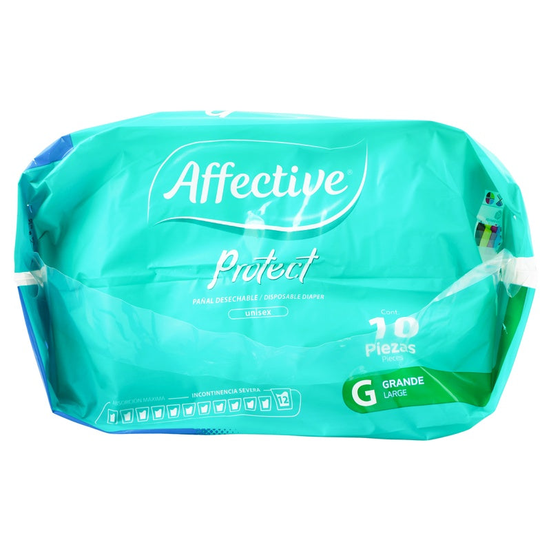 Pañal Affective Activo Grande Adulto 10 Paq 13117016314 perfil 6