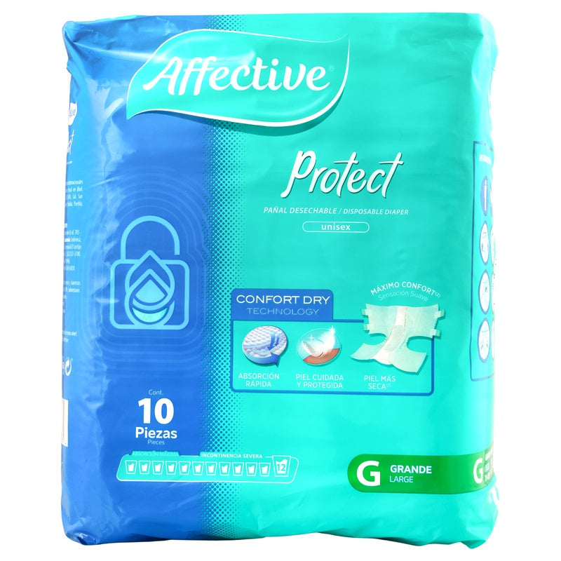 Pañal Affective Activo Grande Adulto 10 Paq 13117016314 perfil 7