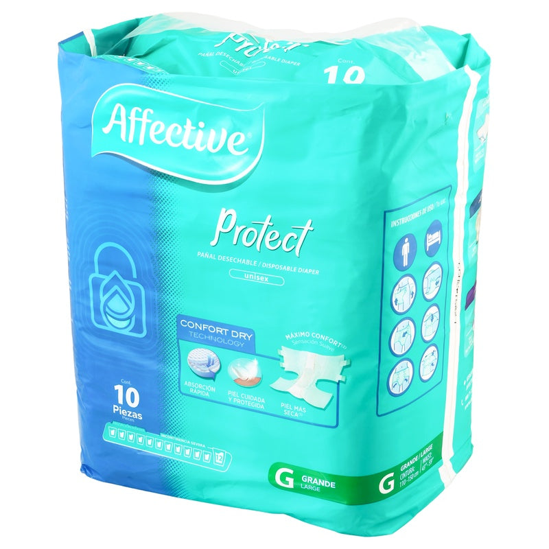 Pañal Affective Activo Grande Adulto 10 Paq 13117016314 perfil 8