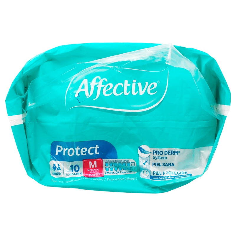 Pañal Affective Activo Mediano Adulto 10 Paq 13117016260 perfil 2