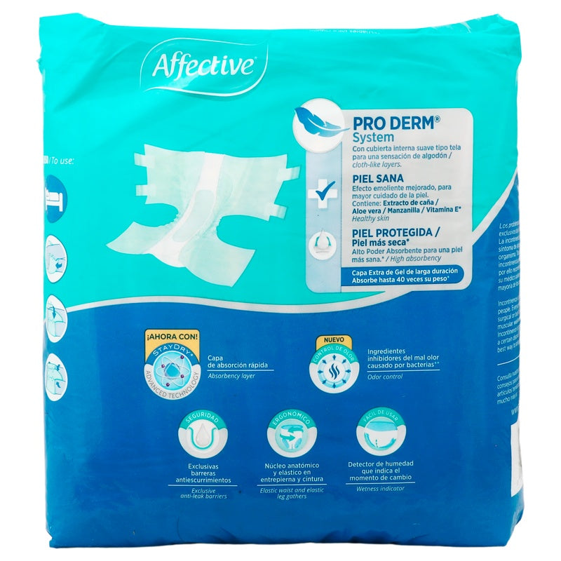 Pañal Affective Activo Mediano Adulto 10 Paq 13117016260 perfil 4
