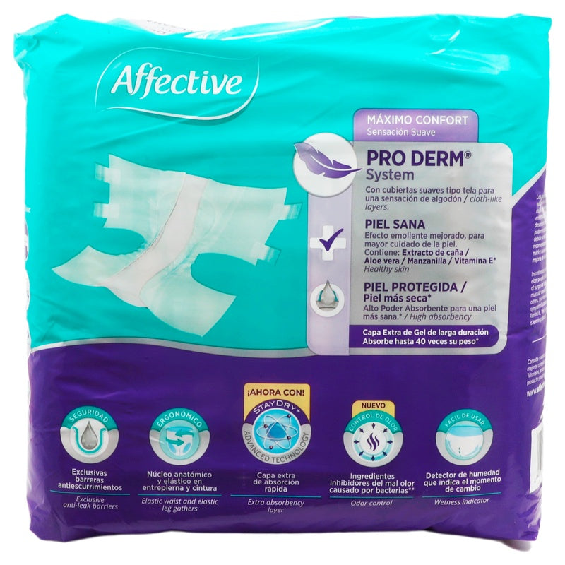 Pañal Affective Advanced Grande Adulto 10 Paq 13117016222