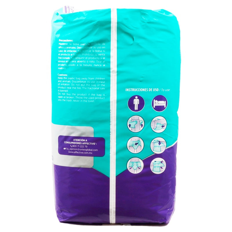 Pañal Affective Advanced Grande Adulto 10 Paq 13117016222 perfil 3