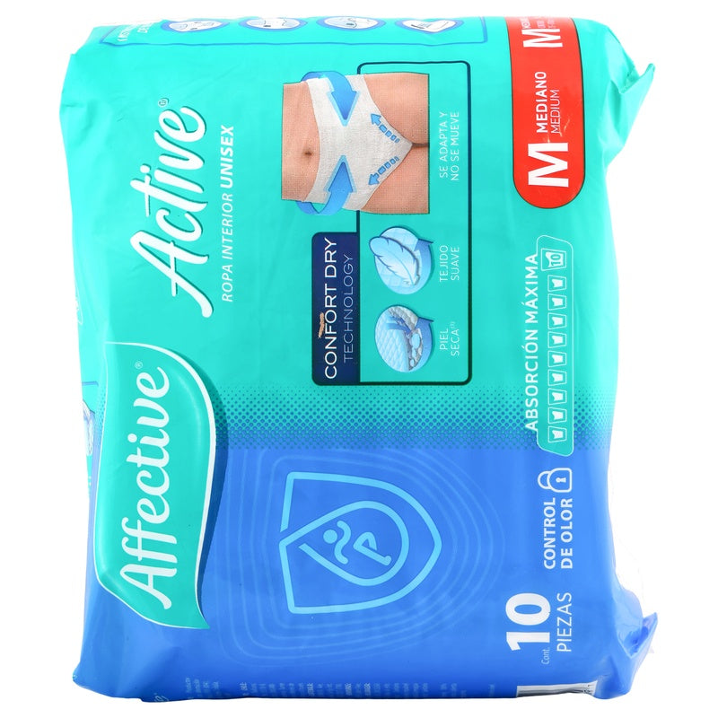 Pañal Affective Safe Pants Mediano Adulto 10 Paq 13117015997 perfil 11