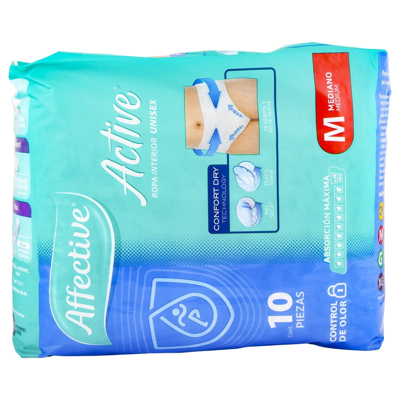 Pañal Affective Safe Pants Mediano Adulto 10 Paq 13117015997