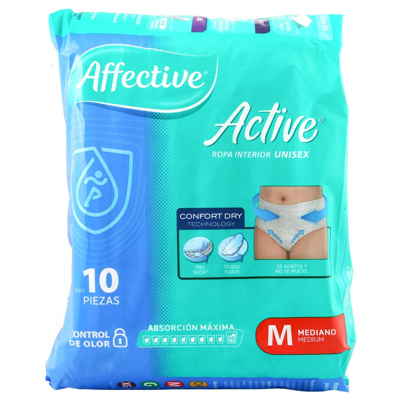 Pañal Affective Safe Pants Mediano Adulto 10 Paq 13117015997 perfil 3