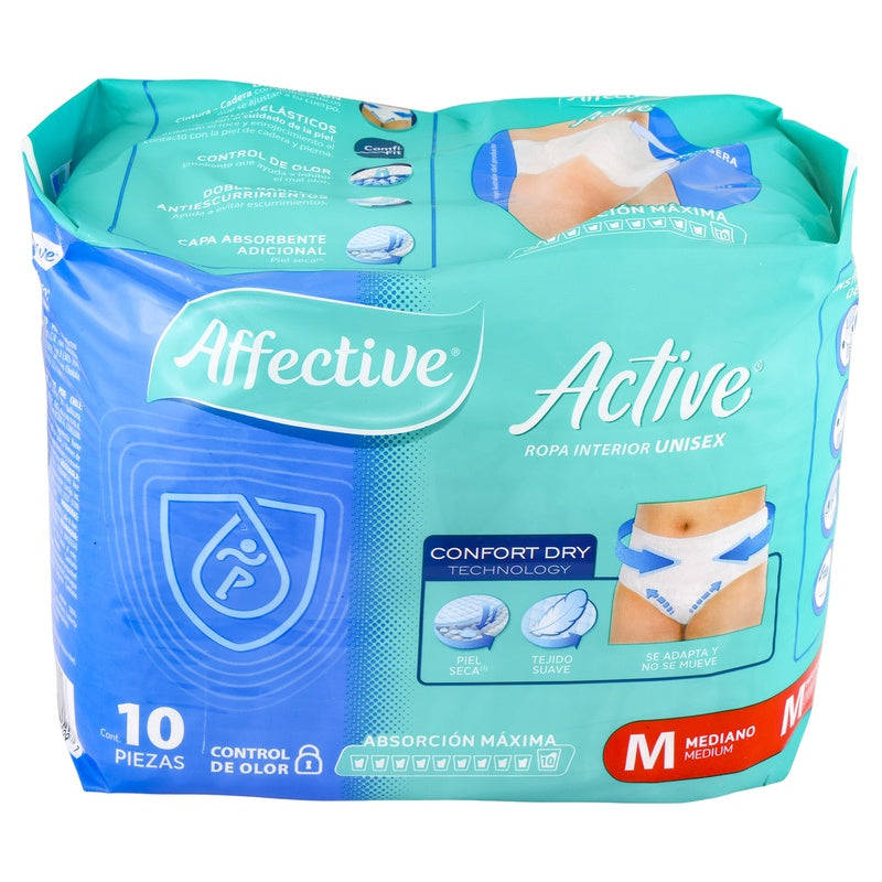 Pañal Affective Safe Pants Mediano Adulto 10 Paq 13117015997 perfil 6