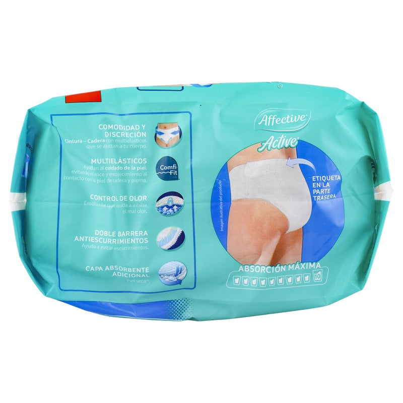 Pañal Affective Safe Pants Mediano Adulto 10 Paq 13117015997 perfil 8