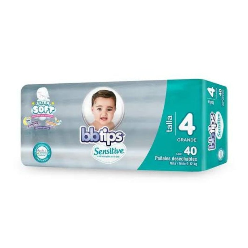 Pañal Chicolastic Bbtips Etapa 1 Con 40 Piezas