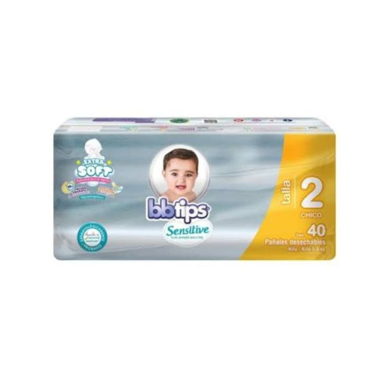 Pañal Chicolastic Bbtips Etapa 2 Con 40 Piezas