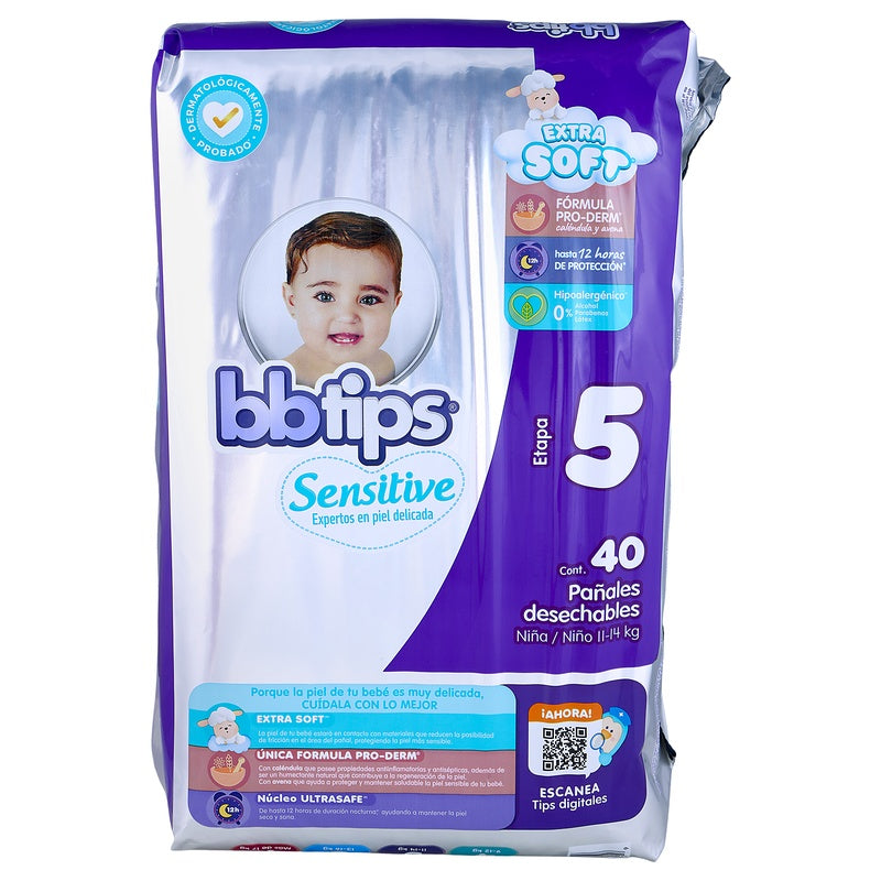 Pañal Chicolastic Bbtips Talla 5 Con 40 Piezas 13117000719 perfil 10