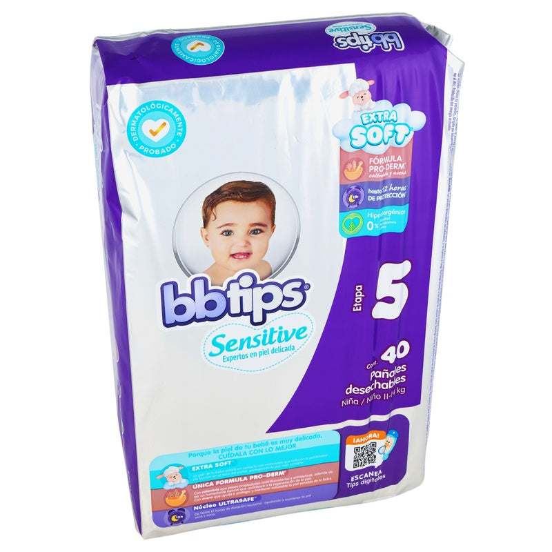 Pañal Chicolastic Bbtips Talla 5 Con 40 Piezas 13117000719 perfil 12