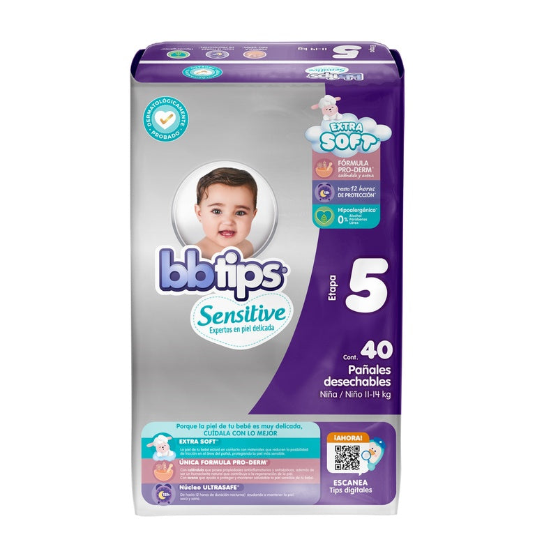Pañal Chicolastic Bbtips Talla 5 Con 40 Piezas 13117000719 perfil 11