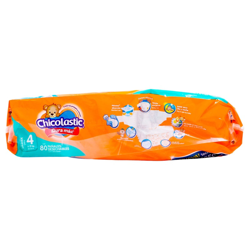Pañal Chicolastic Classic Etapa 4 Con 80 Piezas 13117028669