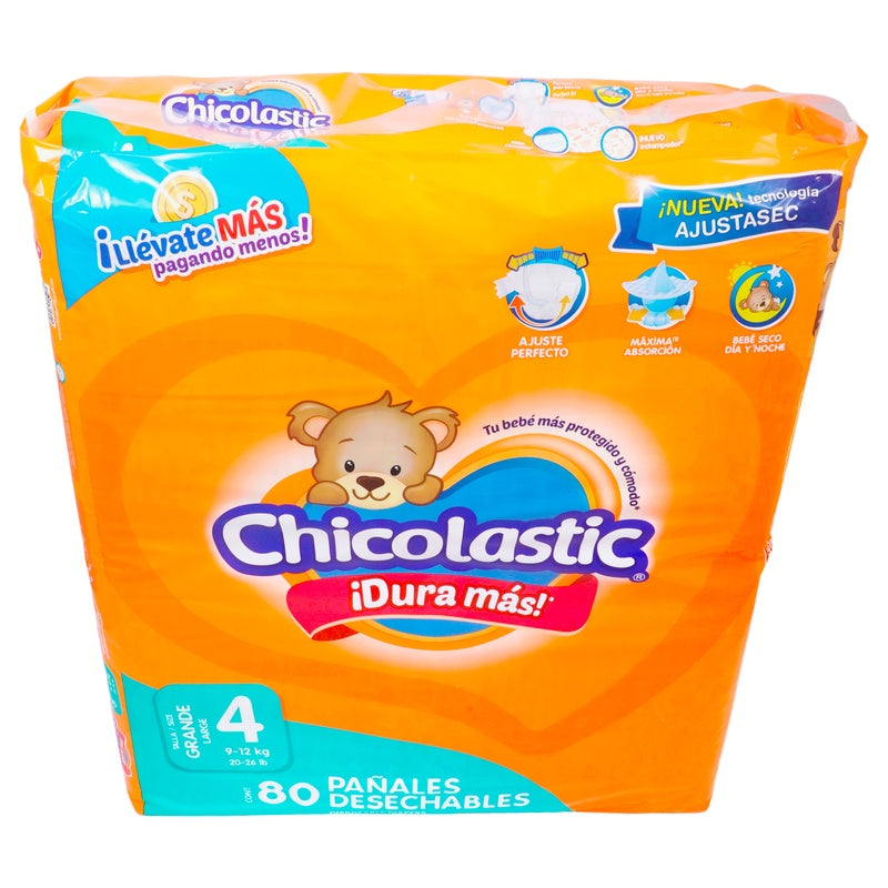 Pañal Chicolastic Classic Etapa 4 Con 80 Piezas 13117028669 perfil 3