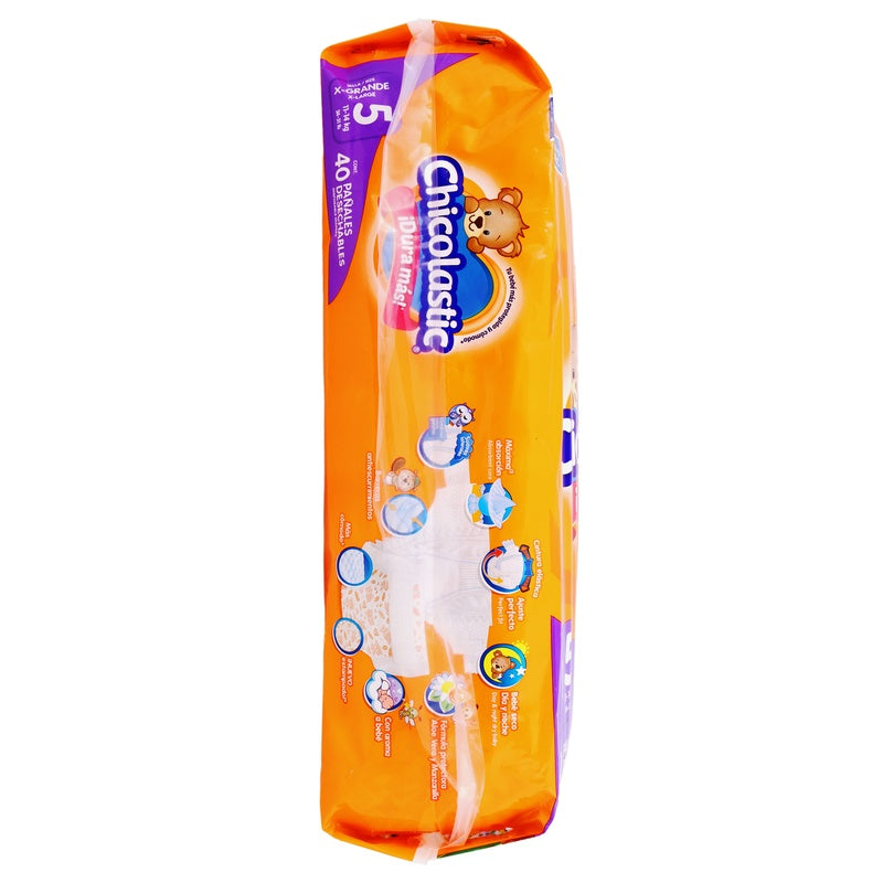 Pañal Chicolastic Classic Etapa 5 Con 40 Piezas 13117011753 perfil 3