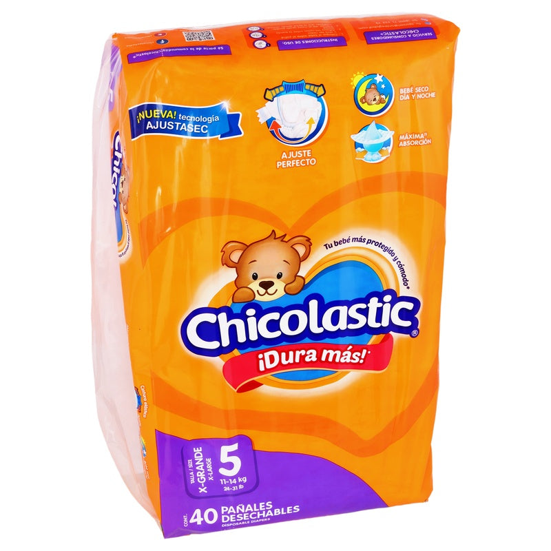 Pañal Chicolastic Classic Etapa 5 Con 40 Piezas 13117011753 perfil 8