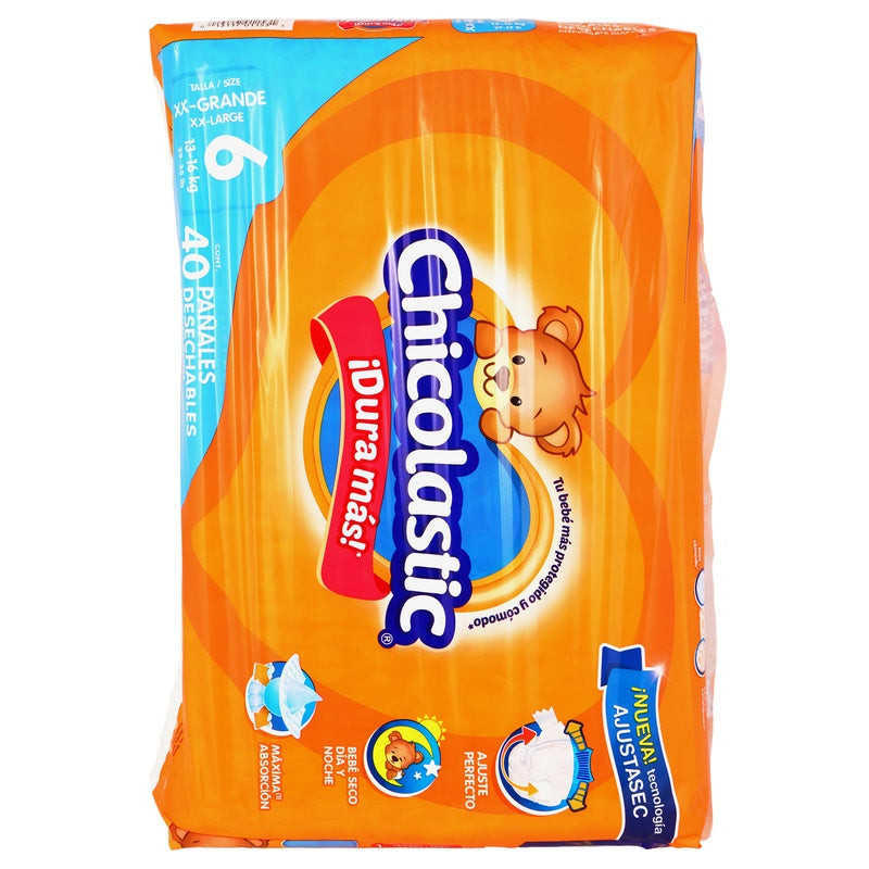 Pañal Chicolastic Classic Etapa 6 Con 40 Piezas 13117011531 perfil 4