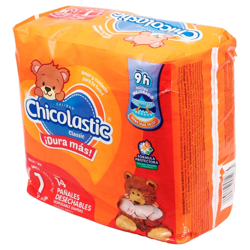 Pañal Chicolastic Classic Recién Nacido Con 14 Piezas 13117012682 perfil 4