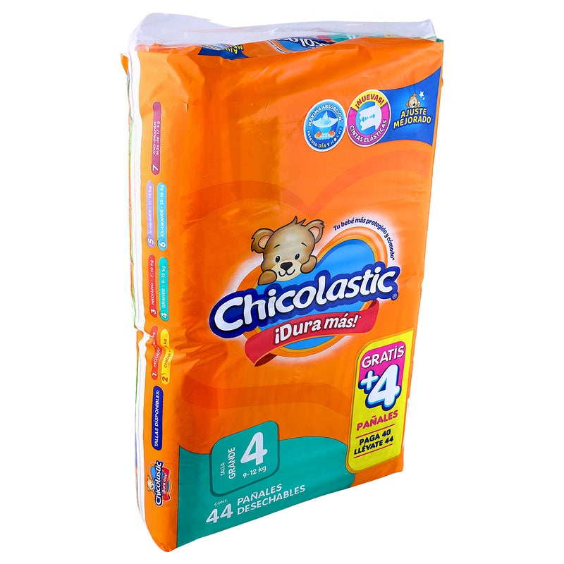 Pañal Chicolastic Classic Talla 4 Con 40 Piezas 13117011180