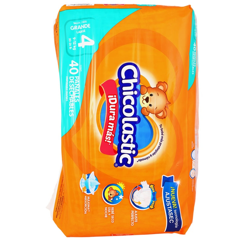 Pañal Chicolastic Classic Talla 4 Con 40 Piezas 13117011180 perfil 8