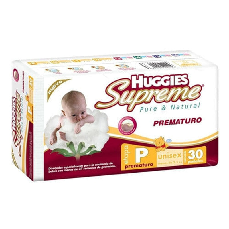 Pañal Huggies Supreme Prematuro Con 30