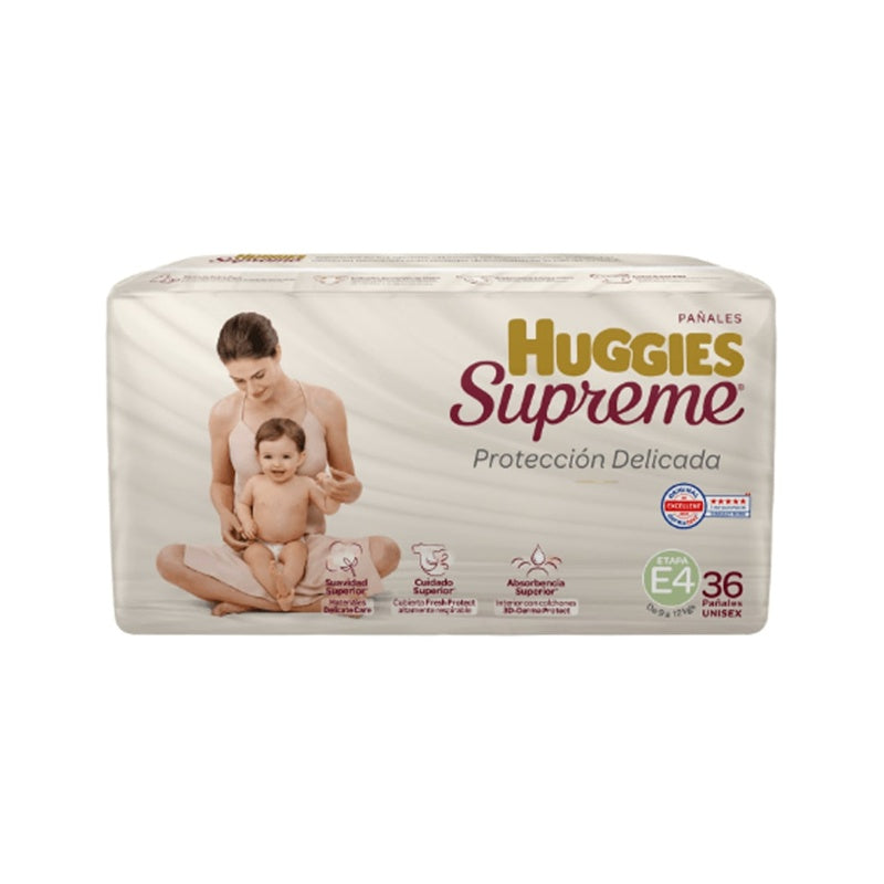 Pañal Huggies Supreme Unisex E4 Con 36 7501943441767