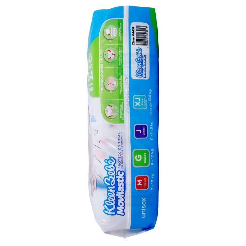 Pañal Kbb Movilast Uni Grande E4 Con 40 perfil 5