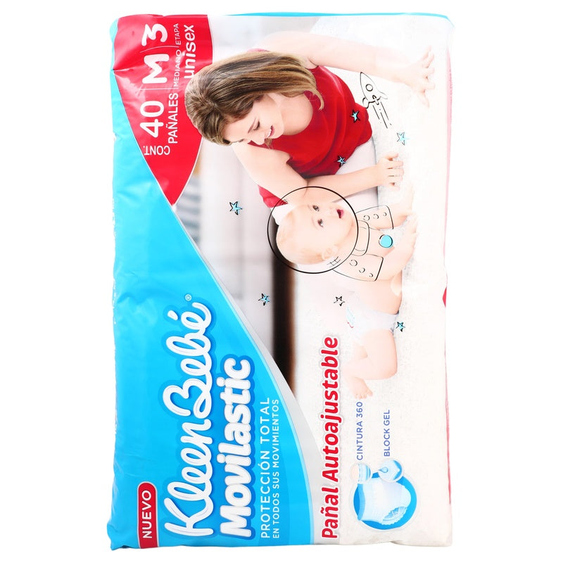 Pañal Kbb Movilast Uni Mediano E3 Con 40 7506425603190