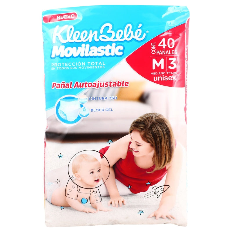 Pañal Kbb Movilast Uni Mediano E3 Con 40 7506425603190 perfil 3