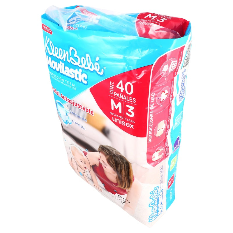 Pañal Kbb Movilast Uni Mediano E3 Con 40 7506425603190 perfil 7