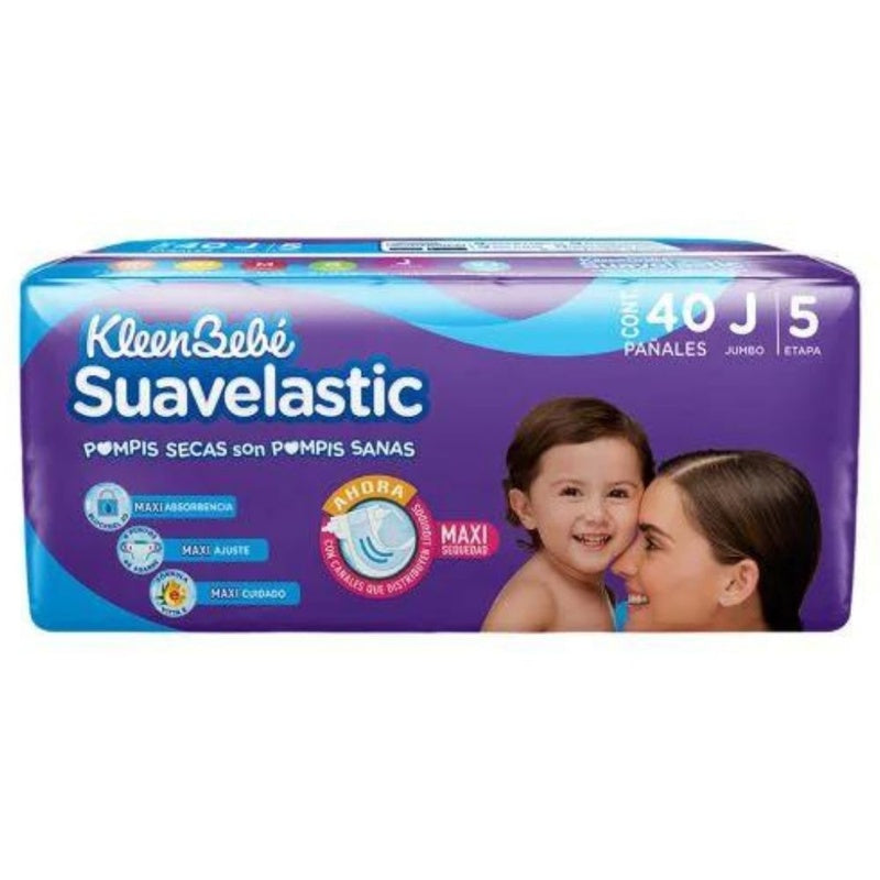 Pañal Kbb Suavelastic Jum E5 Con 40
