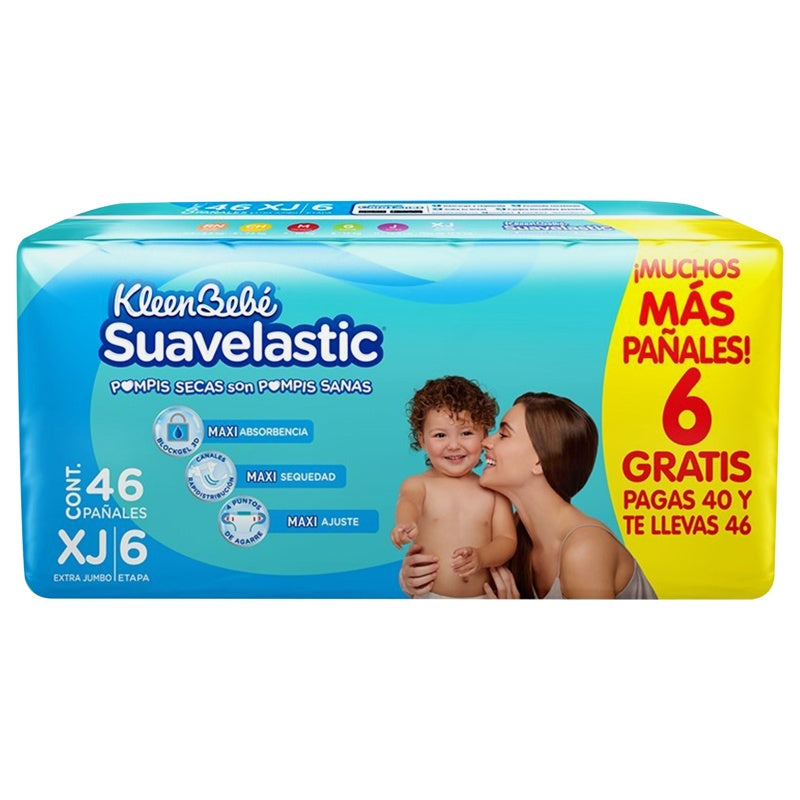 Pañal Kbb Suavelastic Max 4 / 46 Exj