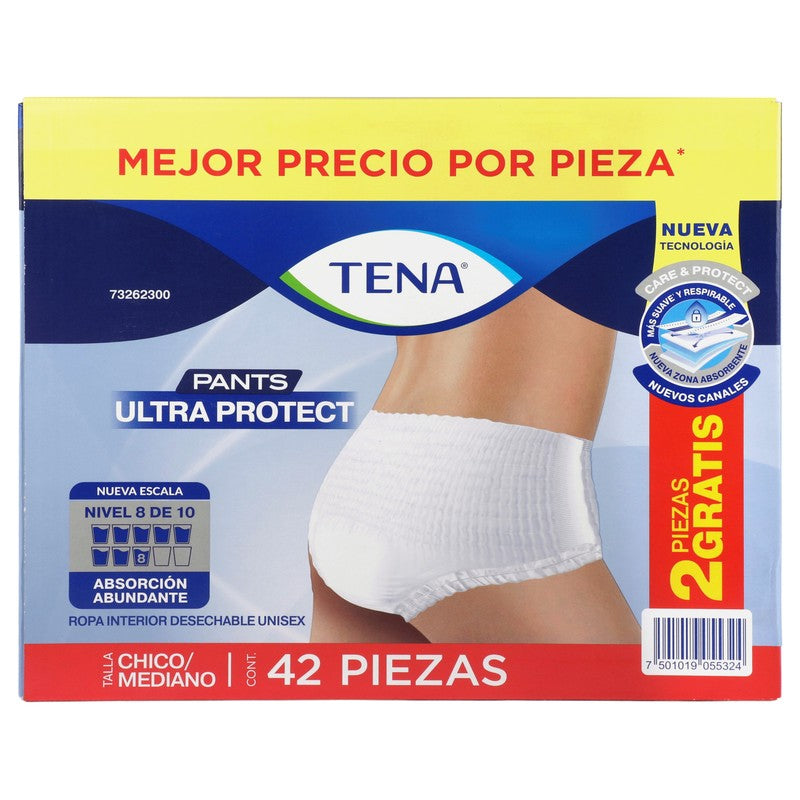 Pañal Tena Men Chico  Mediano 10 Piezas 7501019055324