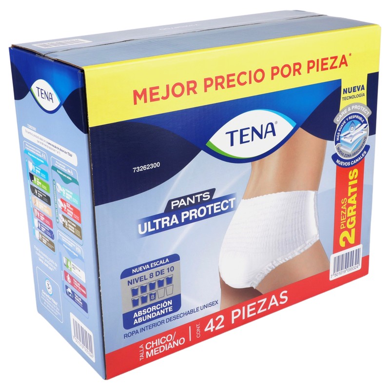 Pañal Tena Men Chico  Mediano 10 Piezas 7501019055324 2