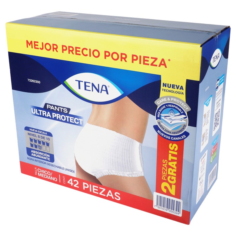 Pañal Tena Men Chico  Mediano 10 Piezas 7501019055324 4