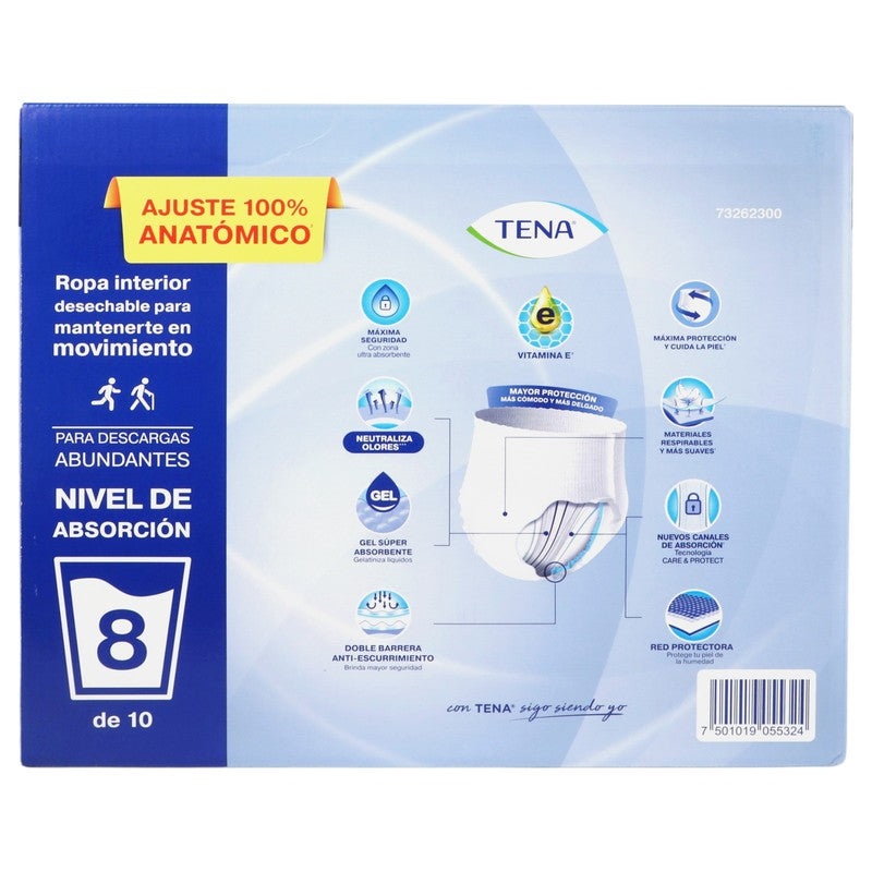 Pañal Tena Men Chico  Mediano 10 Piezas 7501019055324 7
